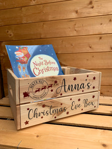 Personalised Christmas Eve Crate / Box