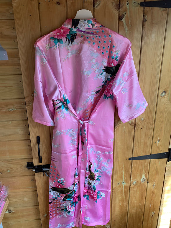 SALE! Patterned Pink Gown