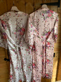SALE! White floral & Pink floral gown