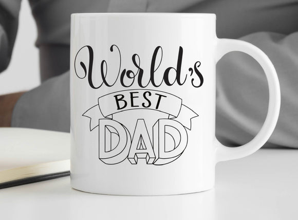 Worlds best Dad mug
