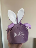 Personalised Easter Velvet Gift Bag