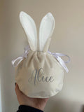 Personalised Easter Velvet Gift Bag
