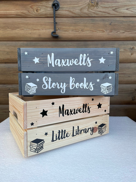 Personalised Little Library Crate
